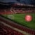 Girona FC and WatchGuard logos over a wide view of the Girona stadium