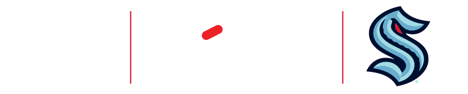 Climate Pledge Arena, WatchGuard and Seattle Kraken logos in a row